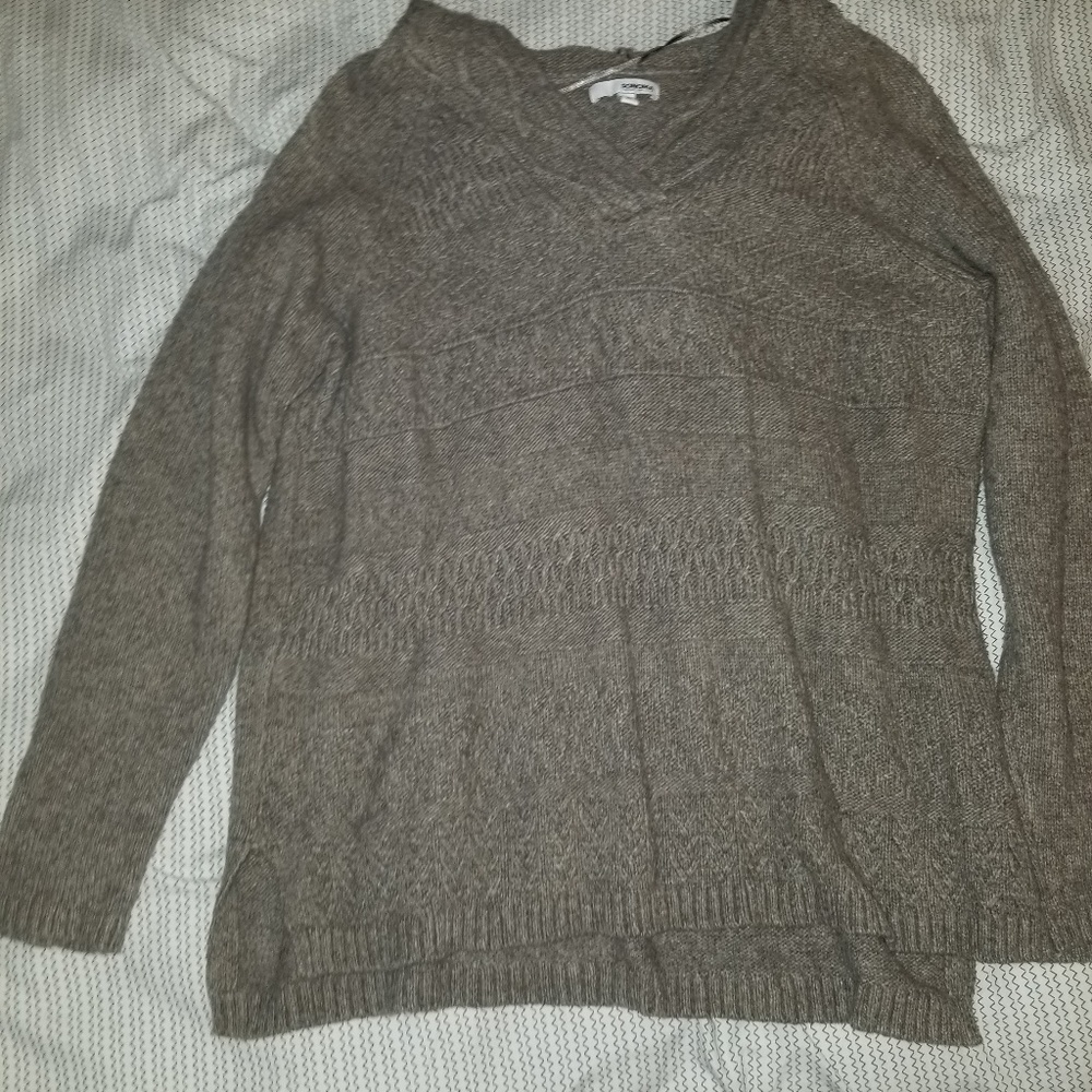 Sonoma hooded knit sweater